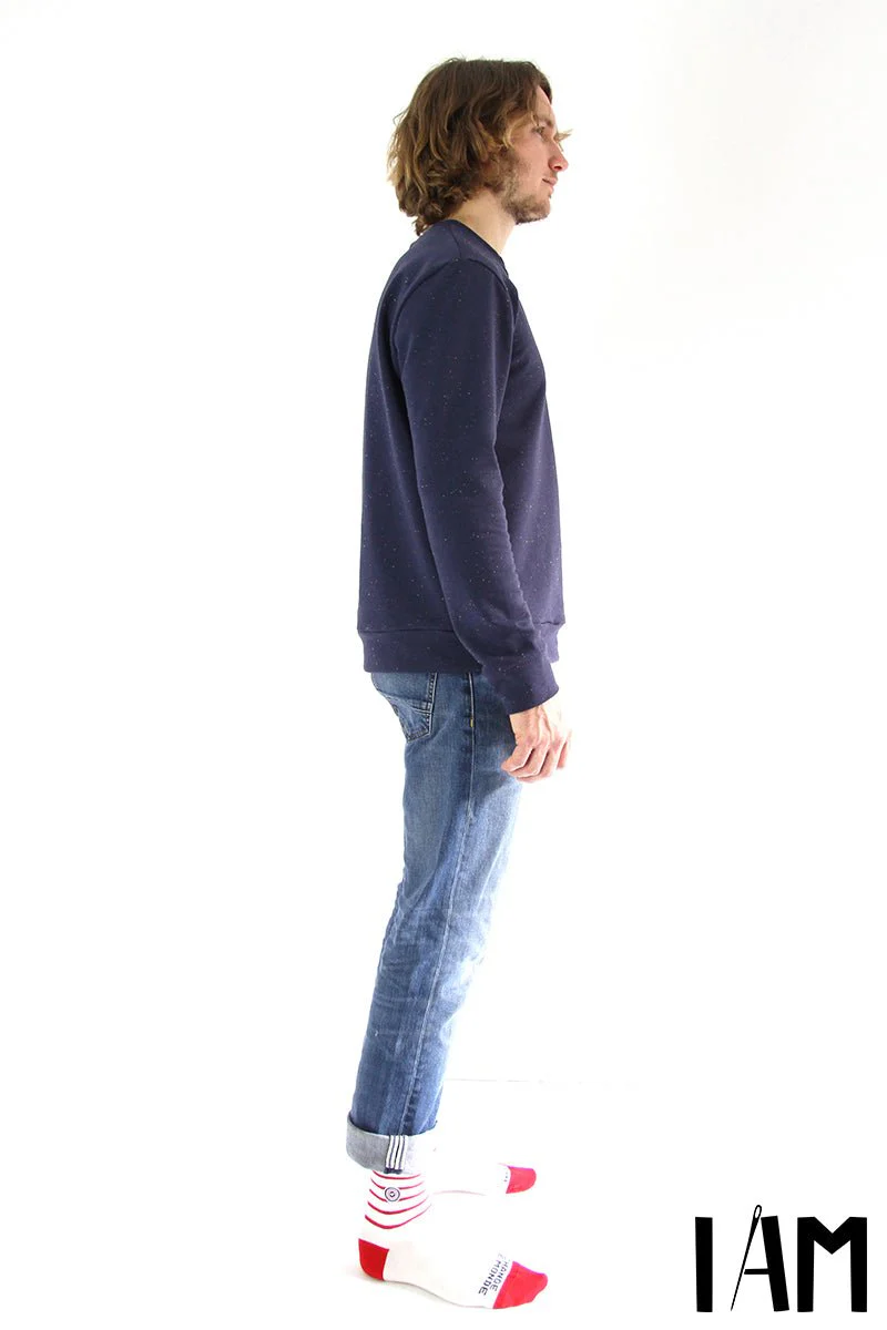 I am APOLLON (Mens) - Classic Sweatshirt Pattern -  I AM PATTERNS - Image 6