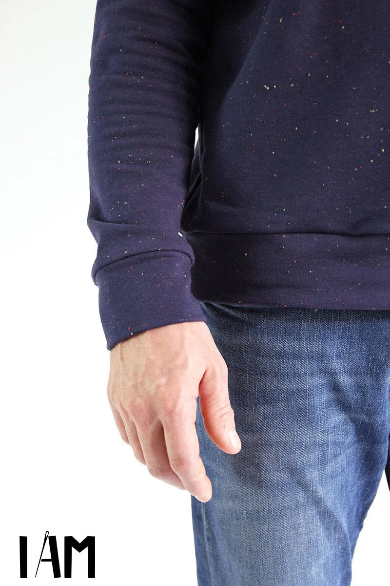I am APOLLON (Mens) - Classic Sweatshirt Pattern -  I AM PATTERNS - Image 8