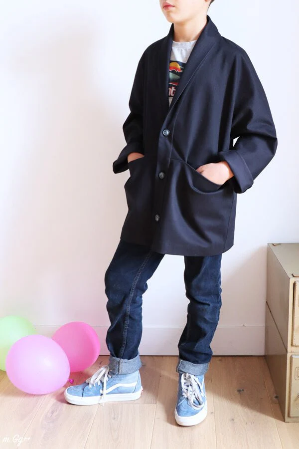 I am ARTEMIS (Mini / Kids) - Unisex Coat Pattern -  I AM PATTERNS - Image 5