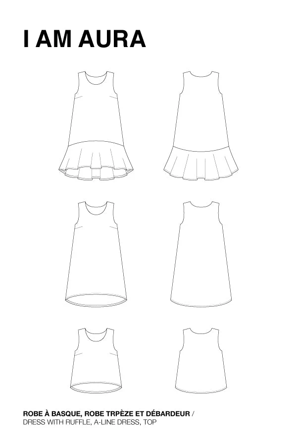 I am AURA - A-Line Dress / Top Pattern -  I AM PATTERNS - Image 2