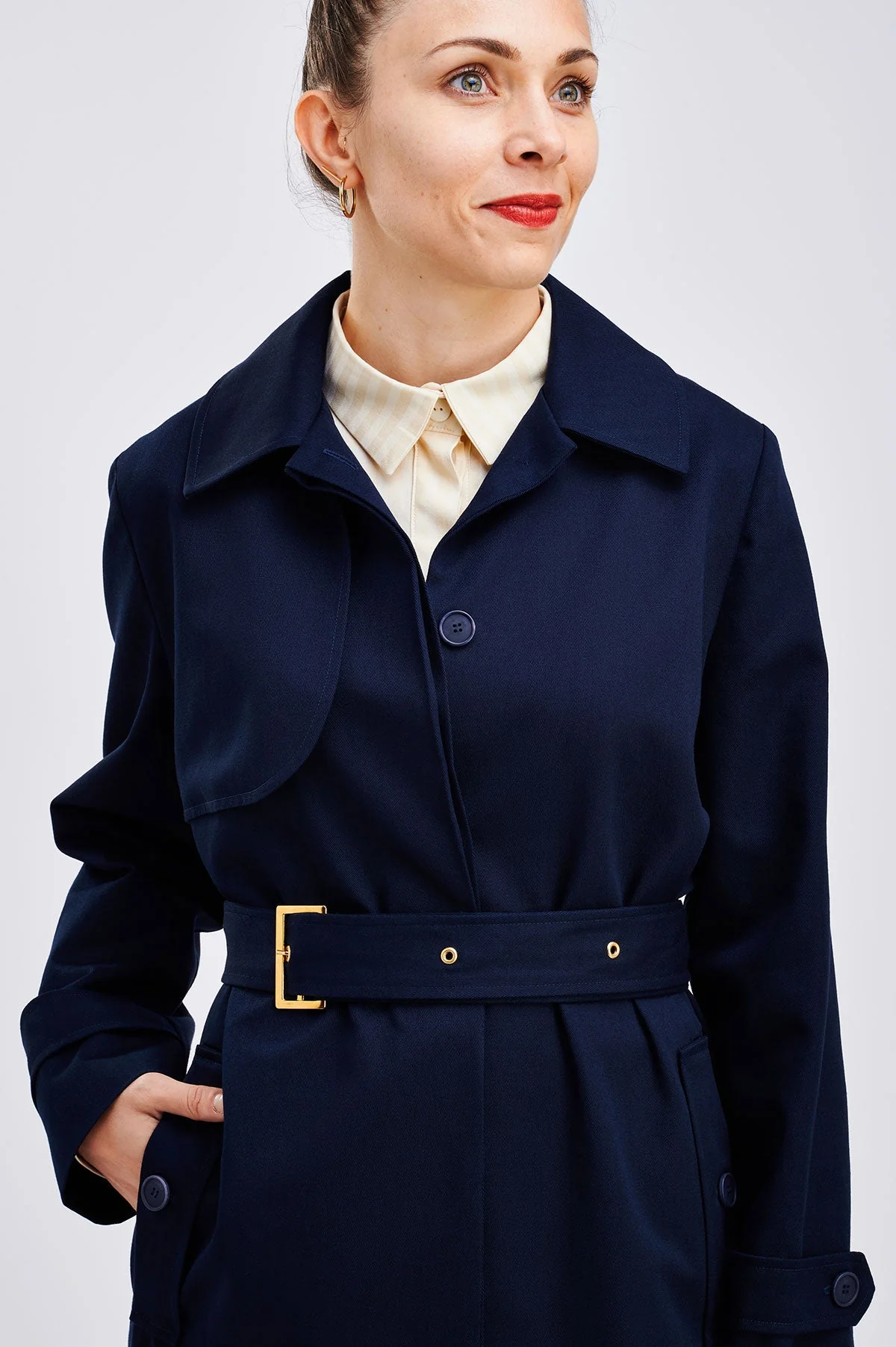I am BOB - Trench Coat Pattern -  I AM PATTERNS - Image 4