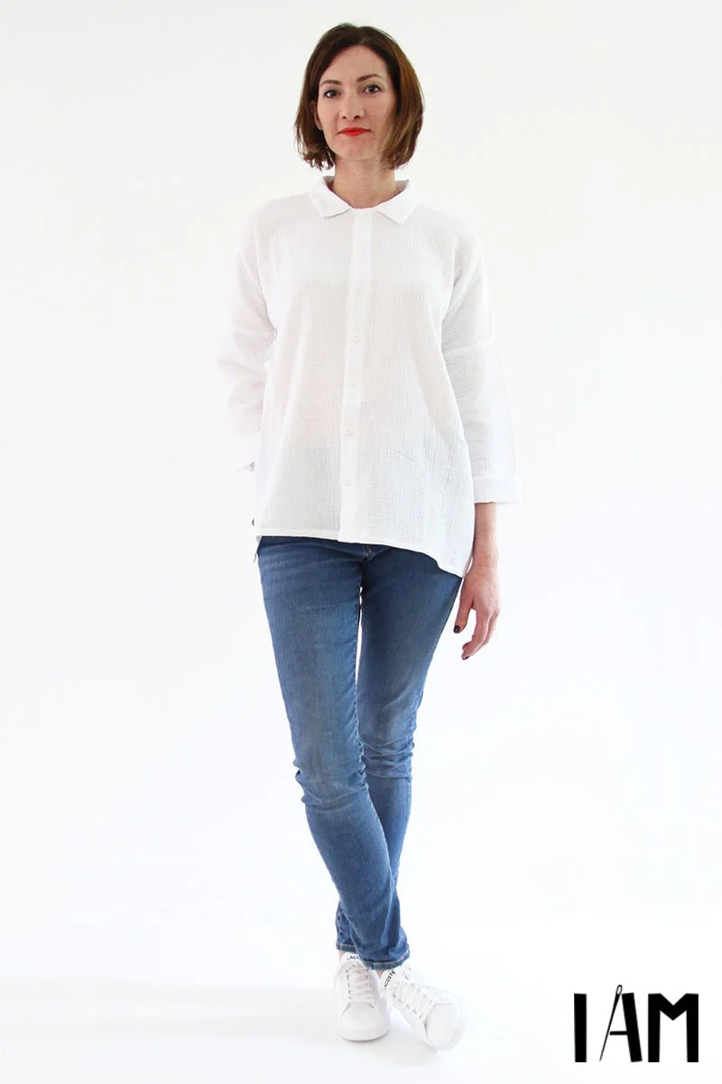 I am LUCIENNE - Shirt, Tunic + Dress Pattern - I AM PATTERNS - Image 15
