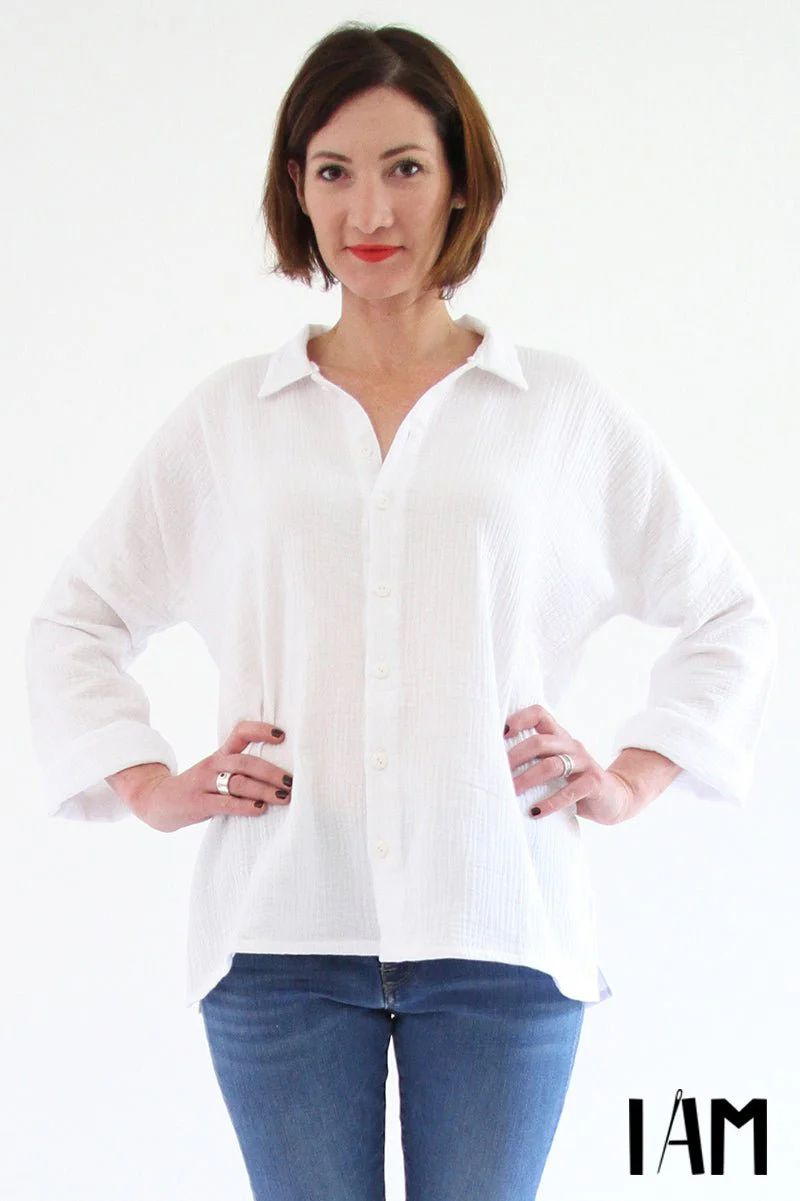 I am LUCIENNE - Shirt, Tunic + Dress Pattern - I AM PATTERNS - Image 17