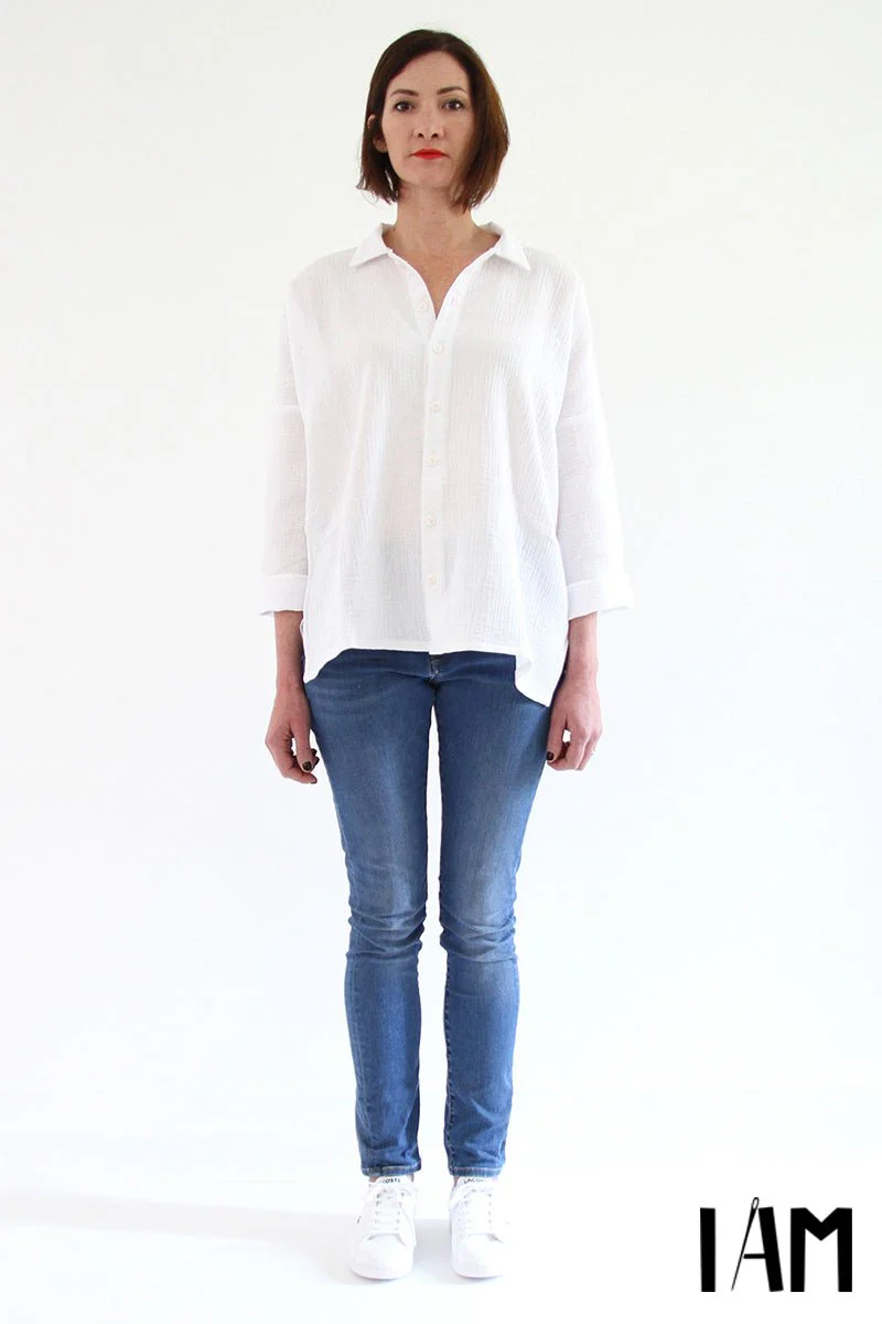 I am LUCIENNE - Shirt, Tunic + Dress Pattern - I AM PATTERNS - Image 2