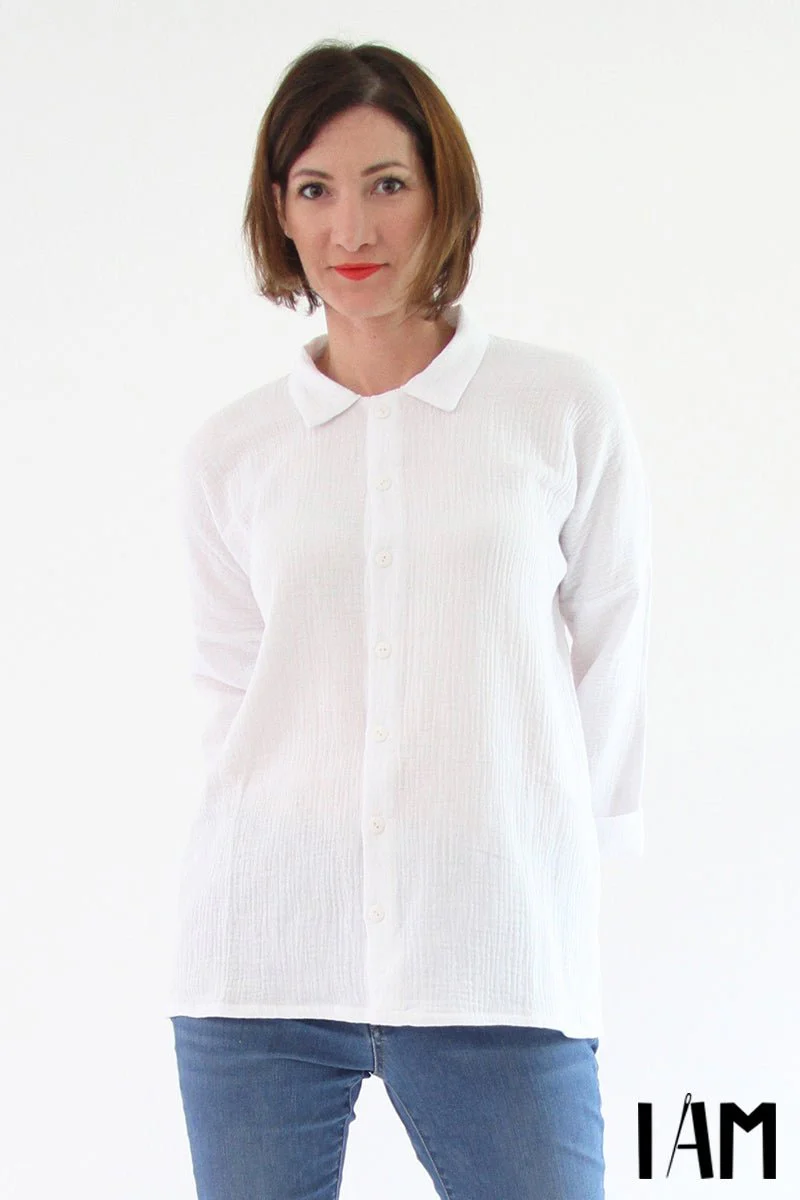 I am LUCIENNE - Shirt, Tunic + Dress Pattern - I AM PATTERNS - Image 21