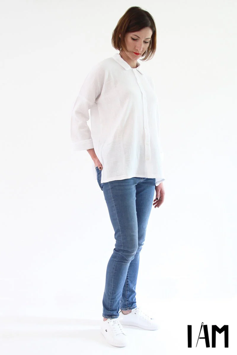 I am LUCIENNE - Shirt, Tunic + Dress Pattern - I AM PATTERNS - Image 23