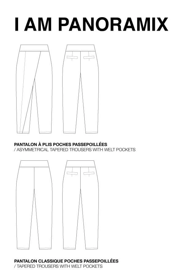 I am PANORAMIX - High-Waist Trouser Pattern -  I AM PATTERNS - Image 12
