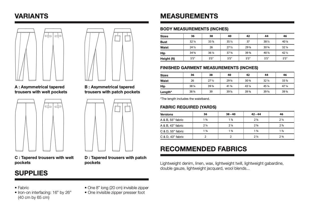 I am PANORAMIX - High-Waist Trouser Pattern -  I AM PATTERNS - Image 14