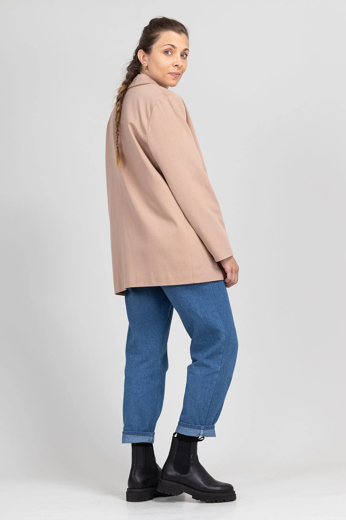 I am ROSE - Oversized Double-Breasted Blazer Pattern -  I AM PATTERNS - Image 10