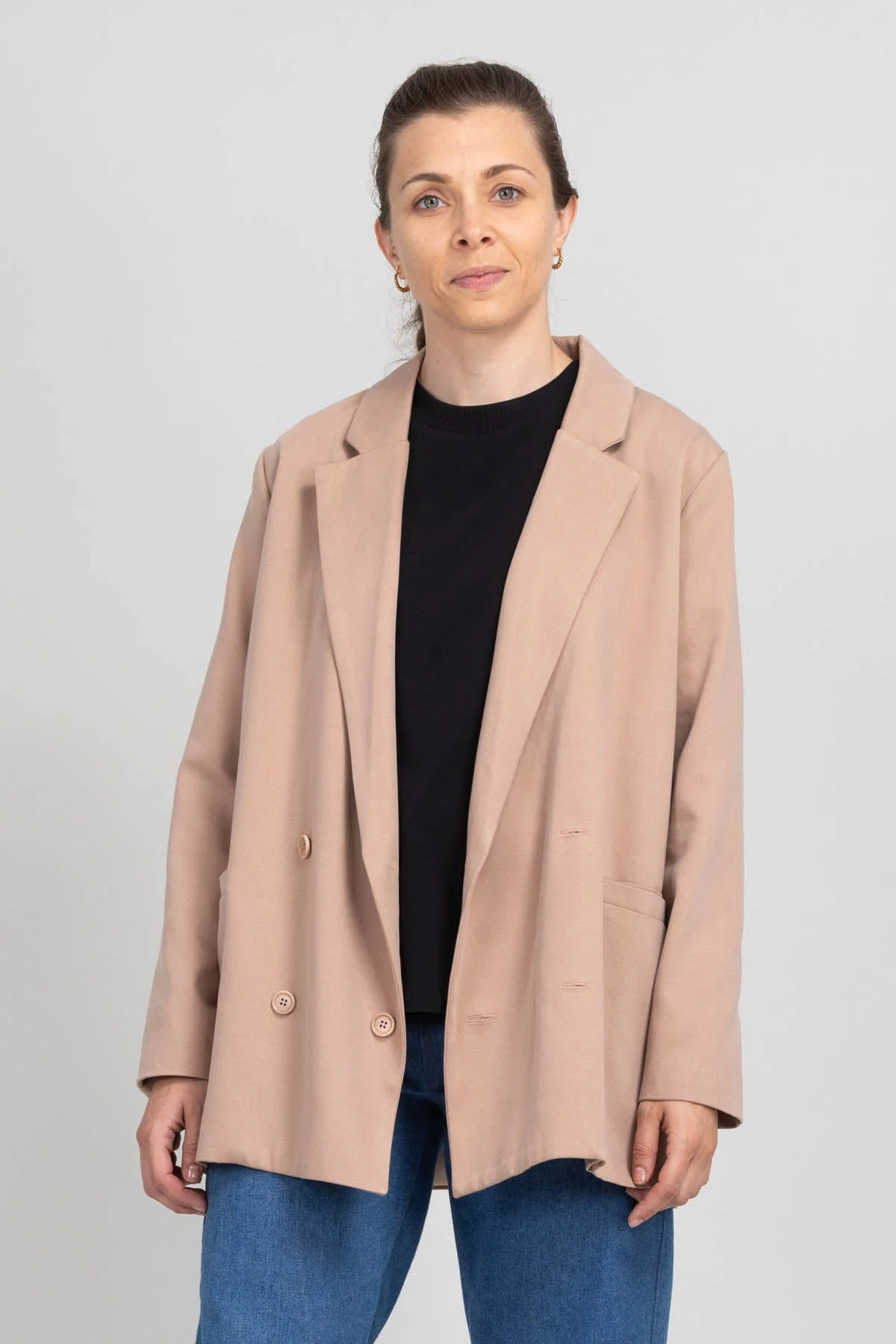I am ROSE - Oversized Double-Breasted Blazer Pattern -  I AM PATTERNS - Image 11