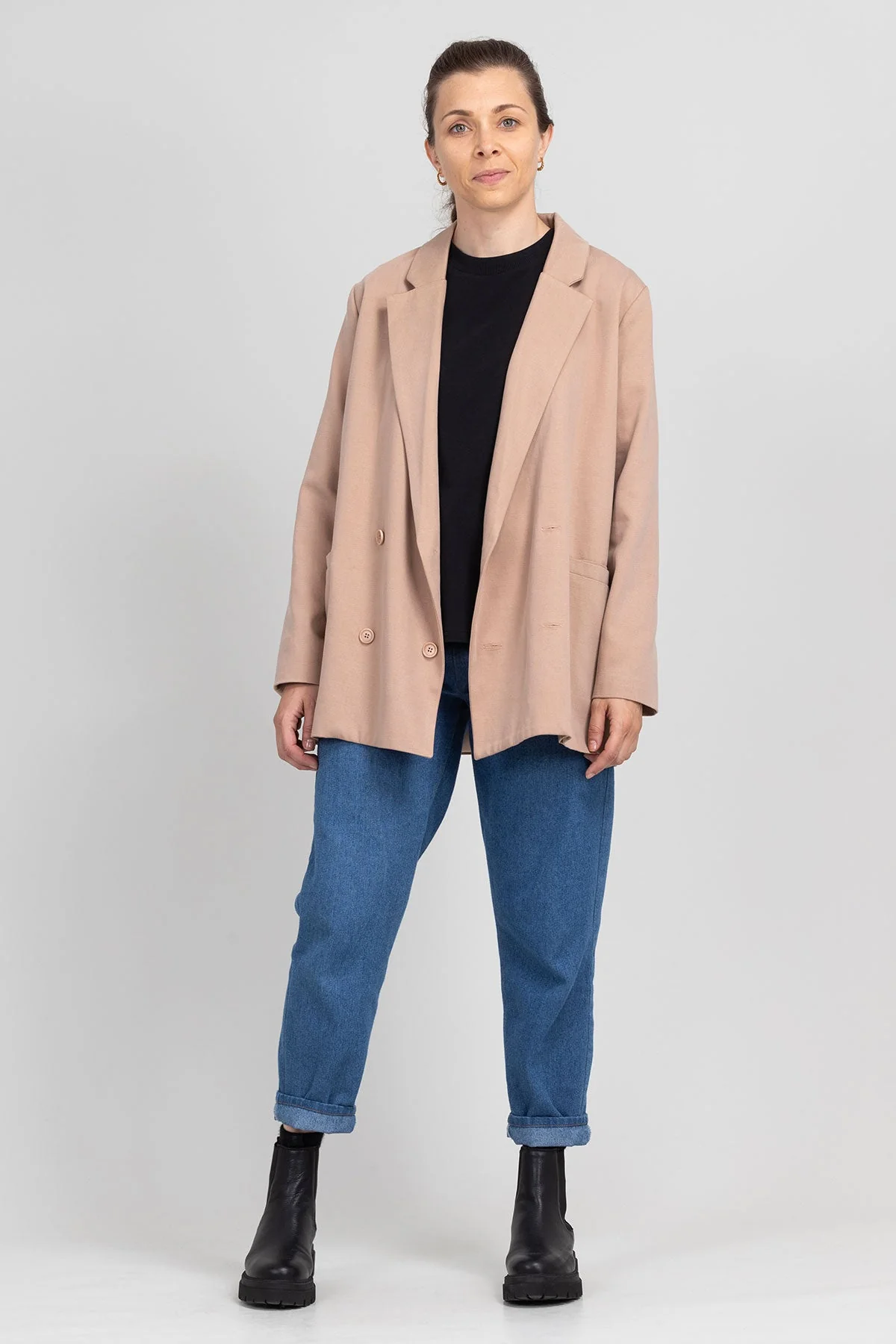 I am ROSE - Oversized Double-Breasted Blazer Pattern -  I AM PATTERNS - Image 12