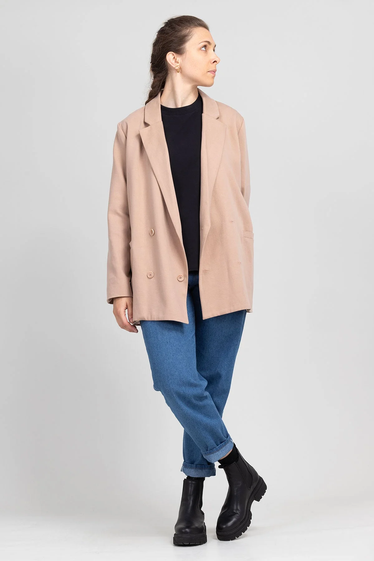 I am ROSE - Oversized Double-Breasted Blazer Pattern -  I AM PATTERNS - Image 14