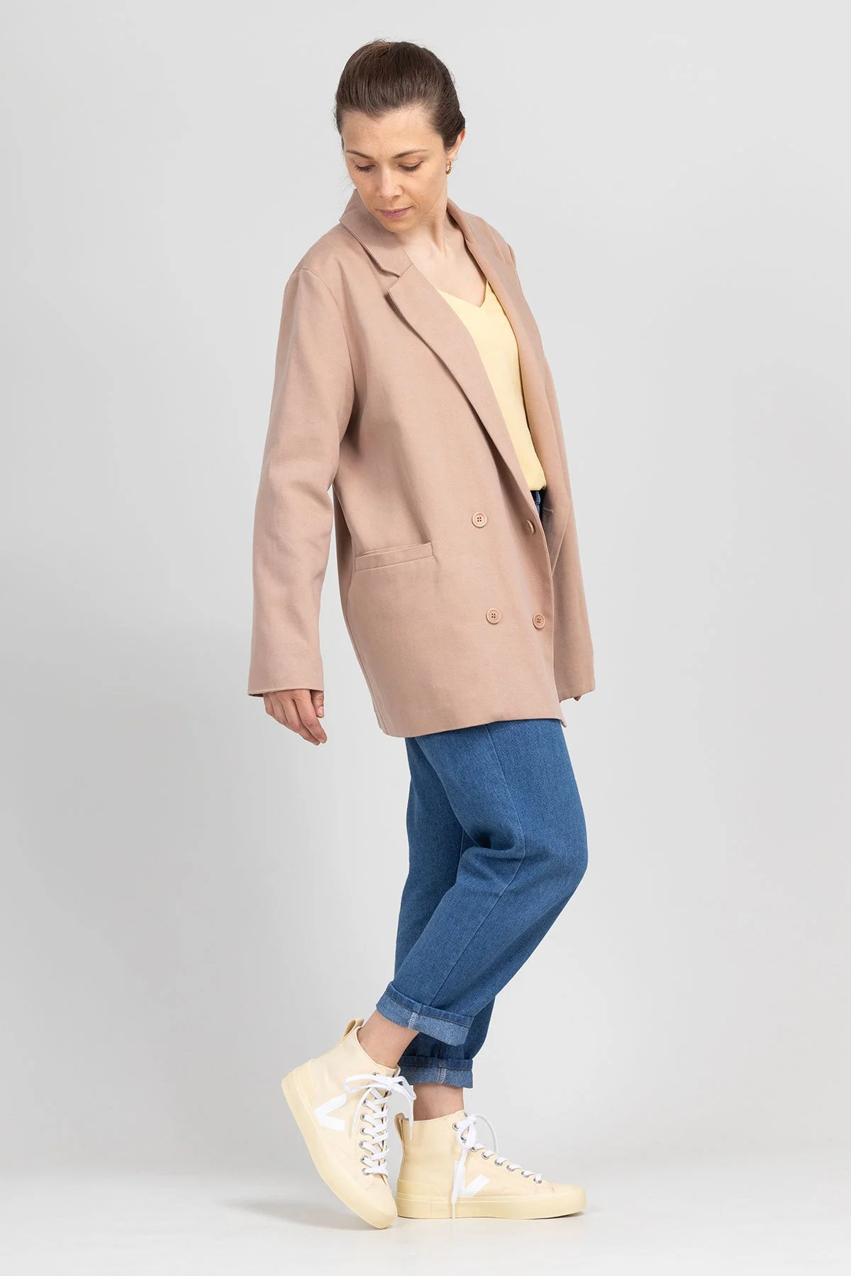 I am ROSE - Oversized Double-Breasted Blazer Pattern -  I AM PATTERNS - Image 5
