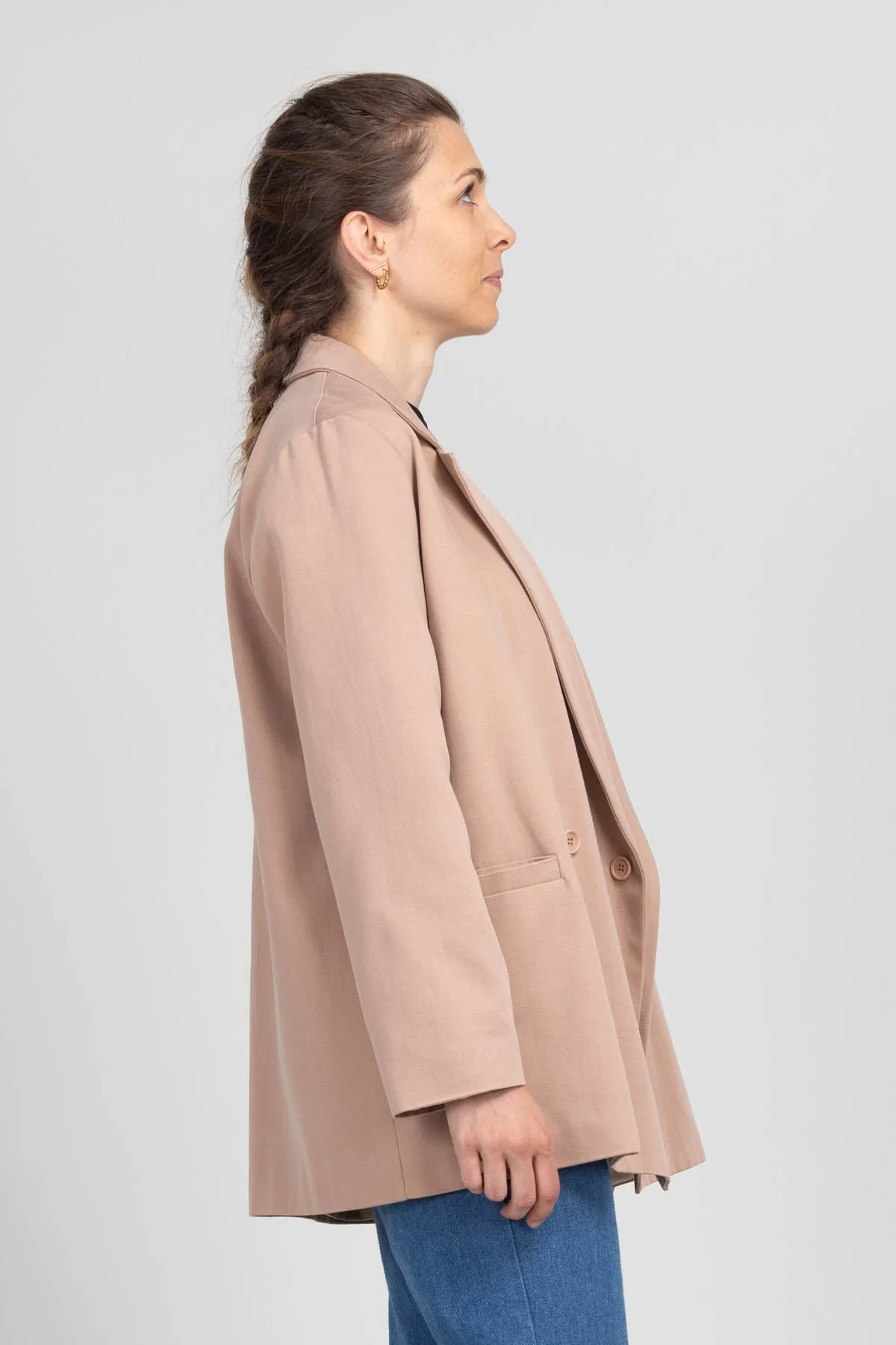 I am ROSE - Oversized Double-Breasted Blazer Pattern -  I AM PATTERNS - Image 9