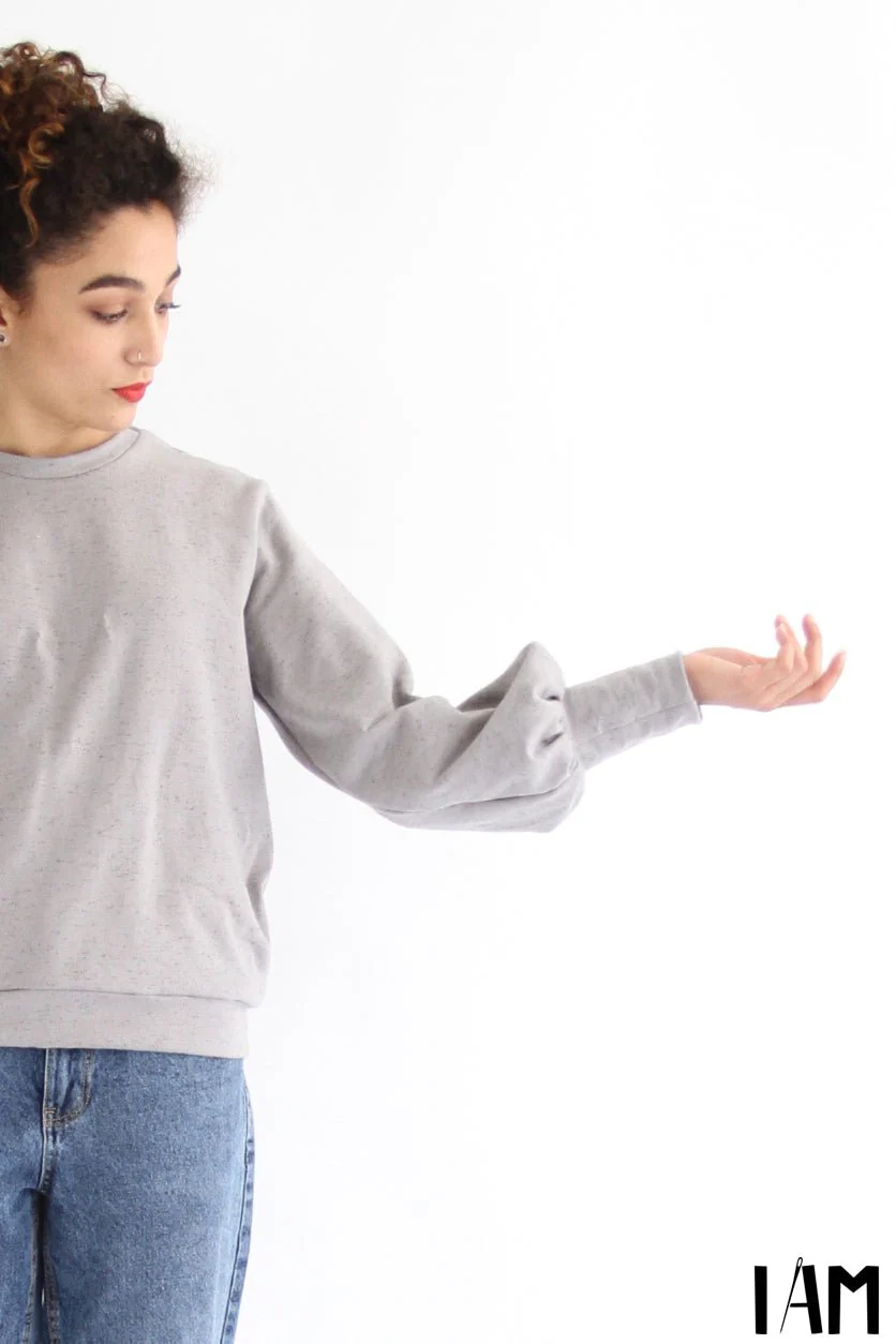 I am ZEBRE - Butterfly Sleeve Sweatshirt Pattern -  I AM PATTERNS - Image 4