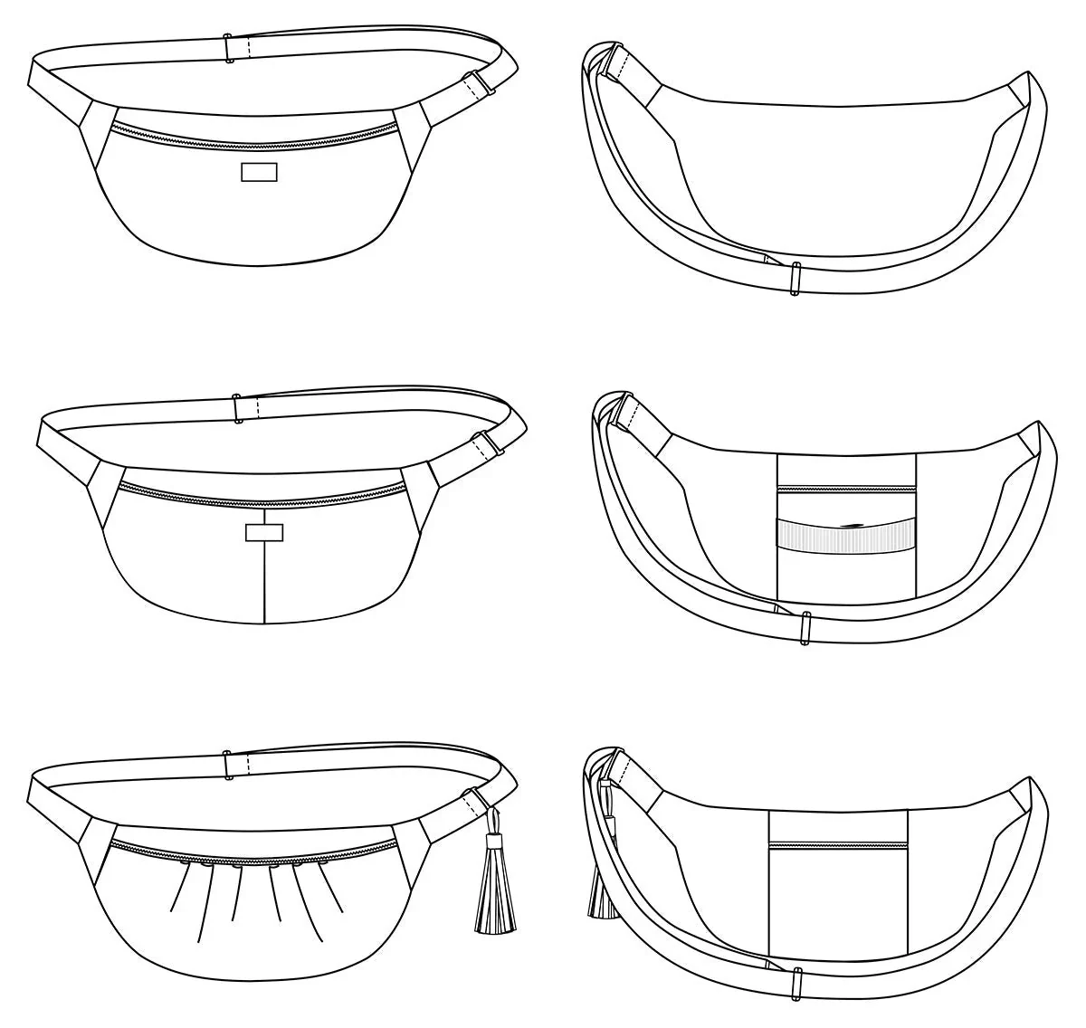IKABANANA Fanny Pack - Paper Sewing Pattern - Ikatee - Image 19