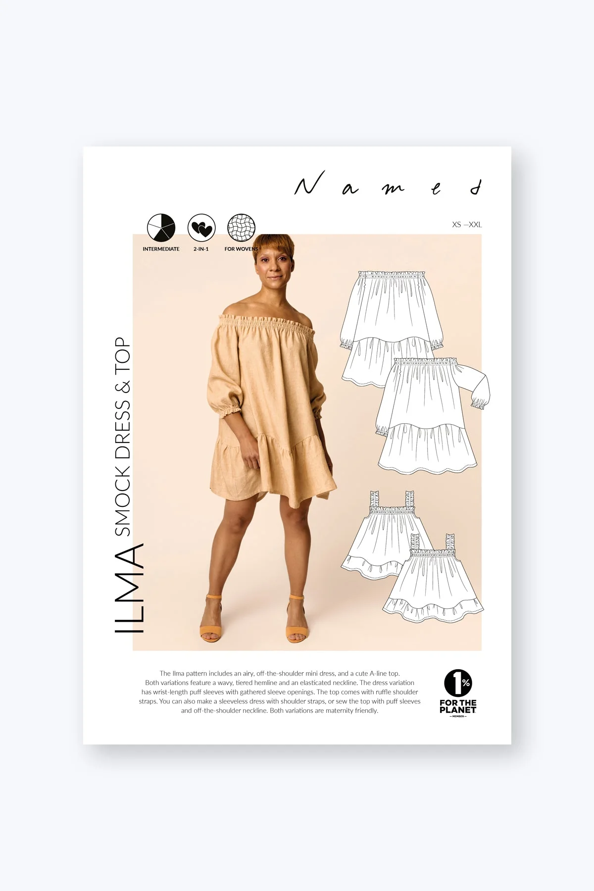 Ilma Smock Dress and Top - PDF Pattern - Named Clothing - Image 10