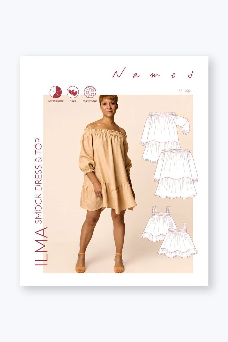 Ilma Smocked Dress & Top - Named Clothing - Sewing Pattern - Image 9