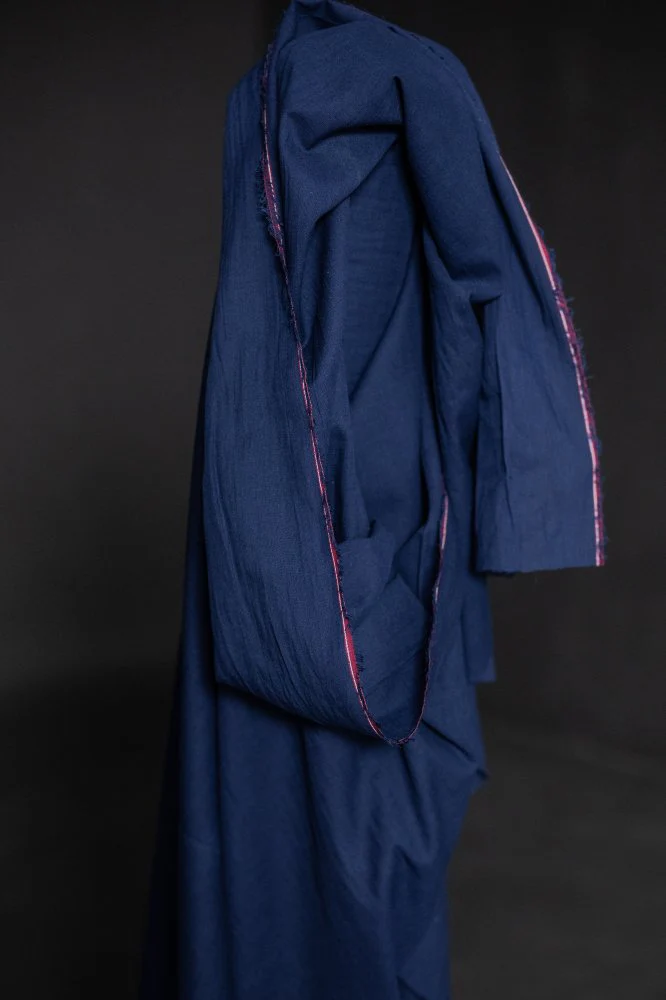 Indigo Sheer Indian Cotton Voile - Merchant & Mills