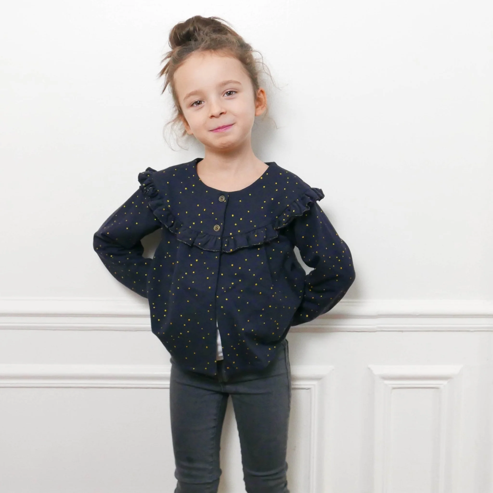 Irma Cardigan or Thin Vest Sewing Pattern- Girl 3/12Y - Ikatee - Image 10