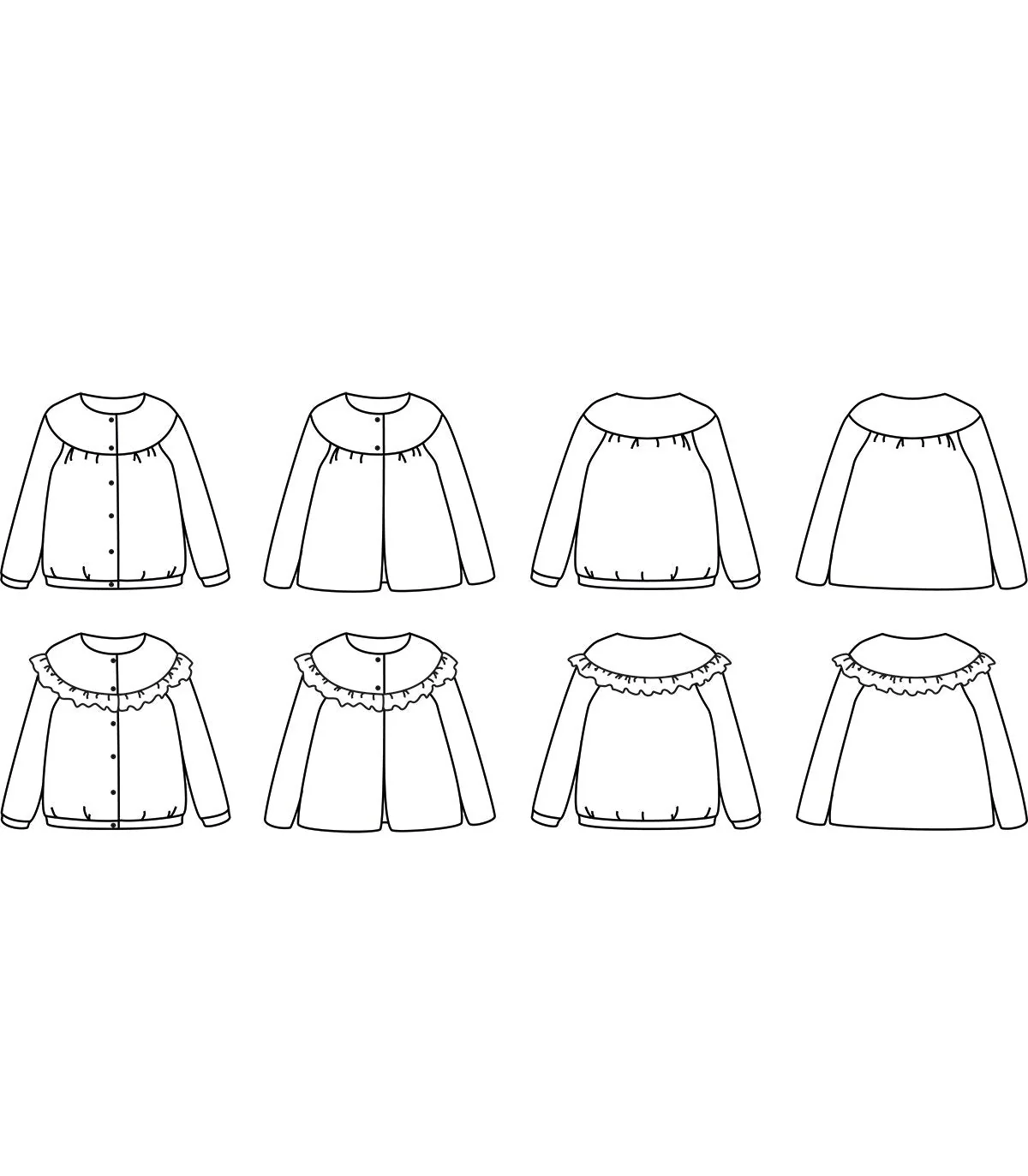 Irma Cardigan or Thin Vest Sewing Pattern- Girl 3/12Y - Ikatee - Image 14