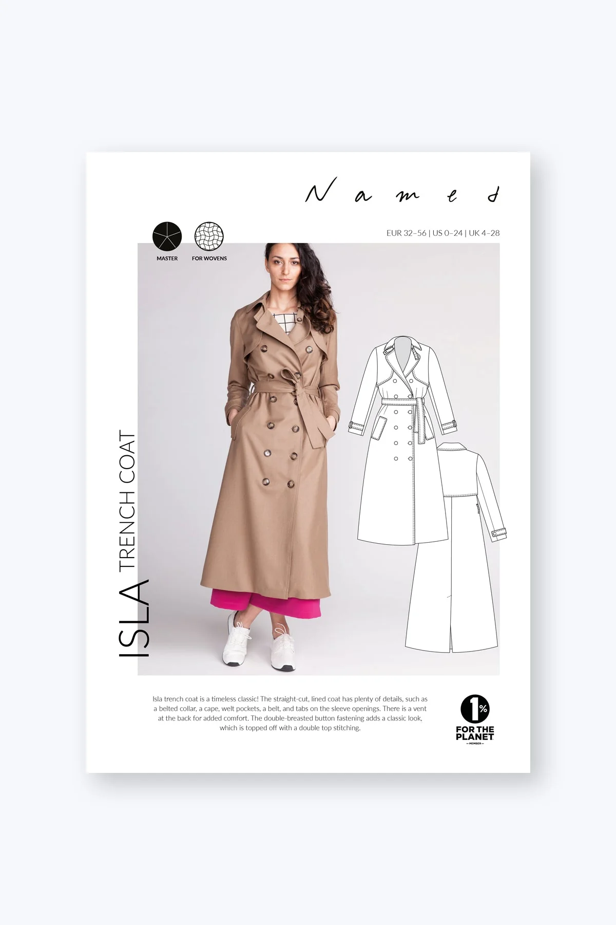 Isla Trench Coat - PDF Pattern - Named Clothing - Image 8
