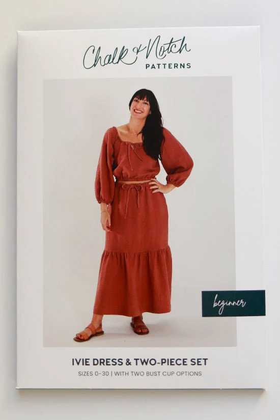 Ivie Dress & 2-Piece Set Pattern - Chalk + Notch - Image 2