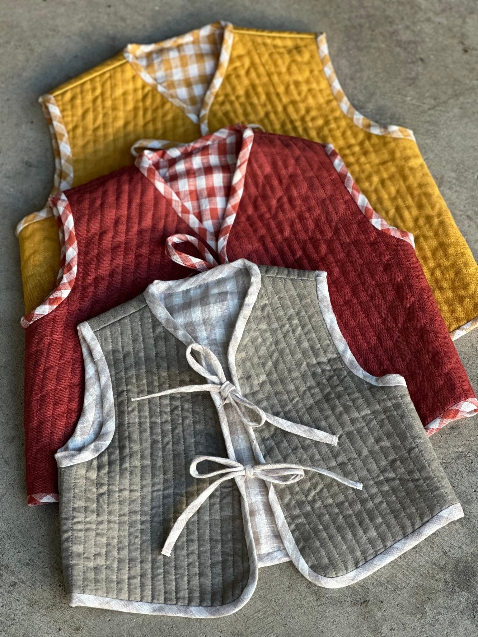 Japi Reversible Unisex Vest (18mo-12yrs) PDF Sewing Pattern - Atelier Mimito - Image 7