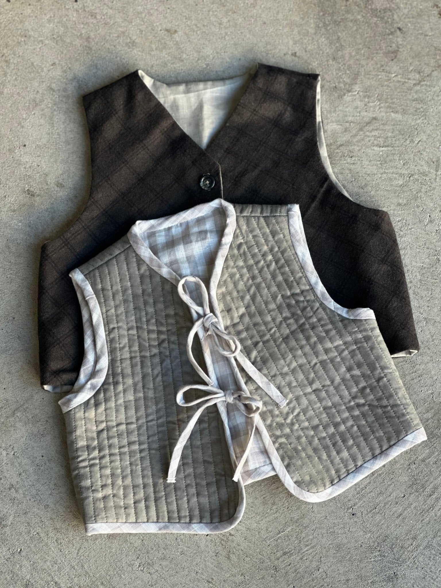 Japi Reversible Unisex Vest (18mo-12yrs) PDF Sewing Pattern - Atelier Mimito - Image 8