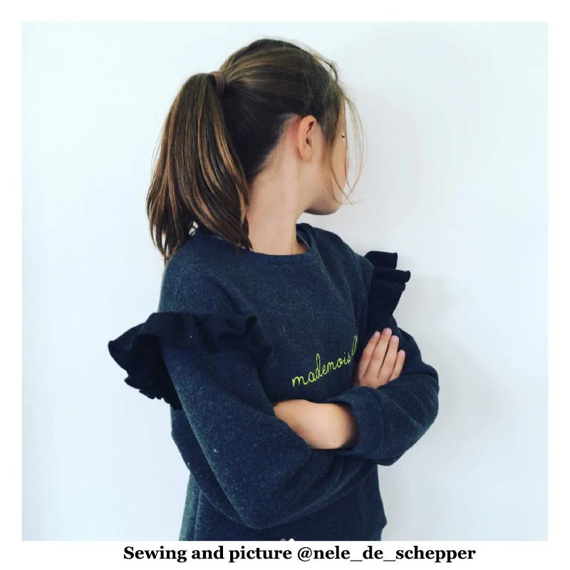 Jasmin Sweatshirt & Dress Sewing Pattern- Kids 3/12Y - Ikatee - Image 13