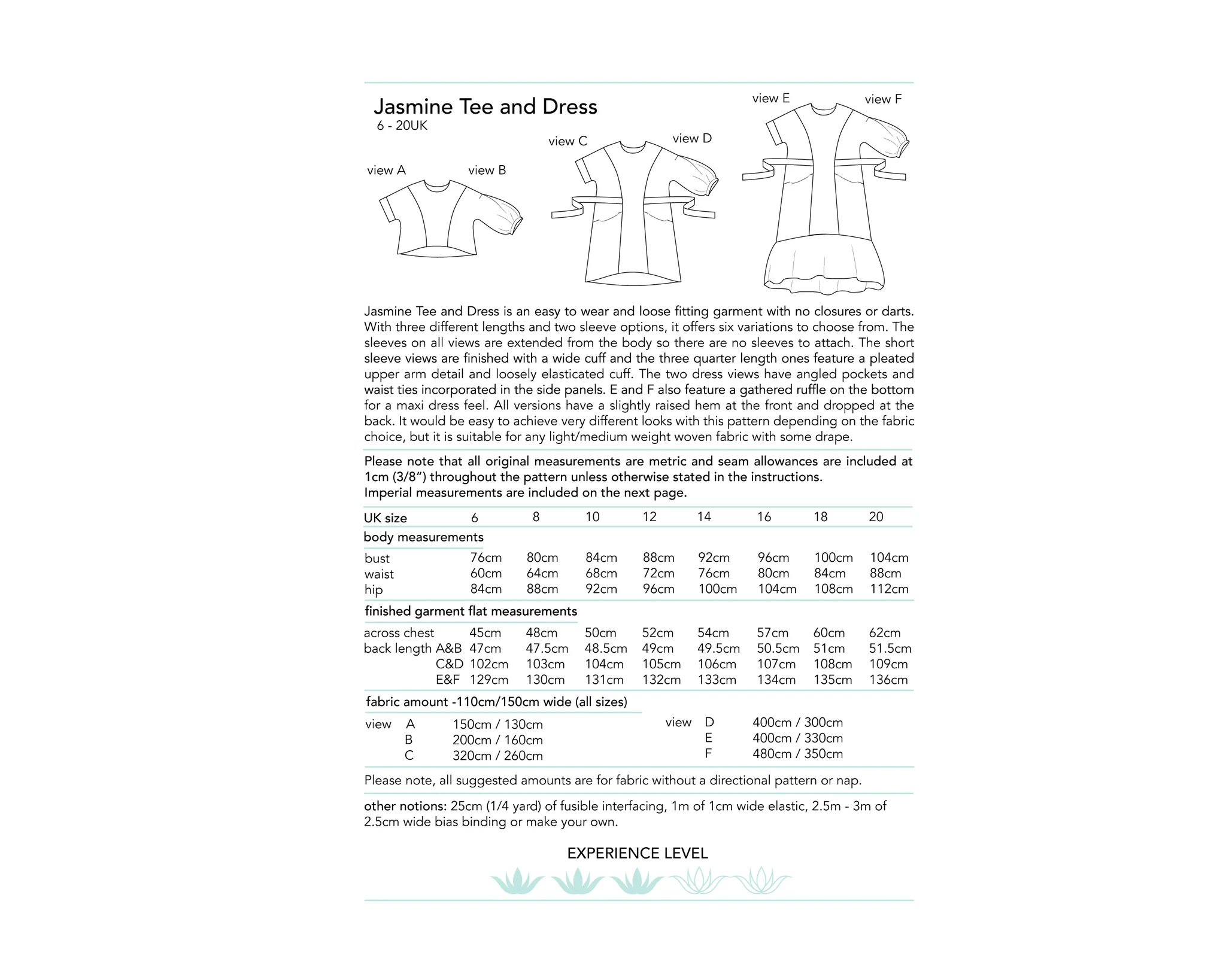 Jasmine Tee + Dress Sewing Pattern - Dhurata Davies - Image 13