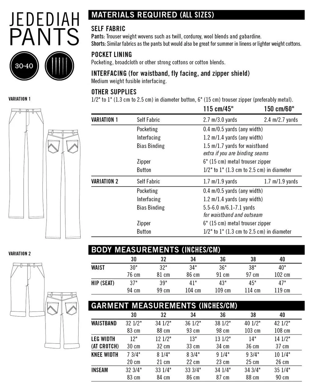 Jedediah Pants Pattern - Thread Theory - Image 6