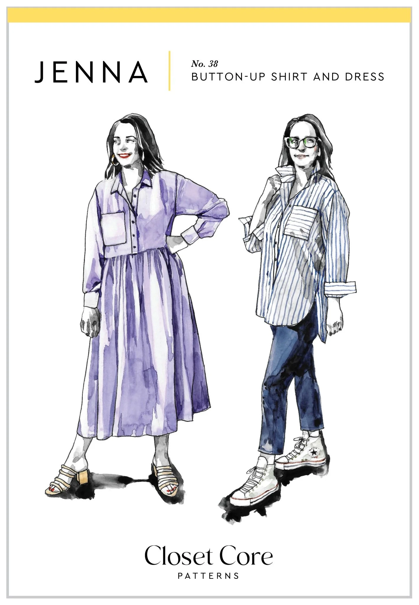 Jenna Shirt + Shirtdress - Closet Core Patterns - Image 2