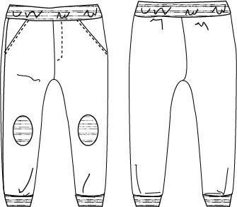 Jim Jogpants Sewing Pattern- Boy 3/12Y - Ikatee - Image 5