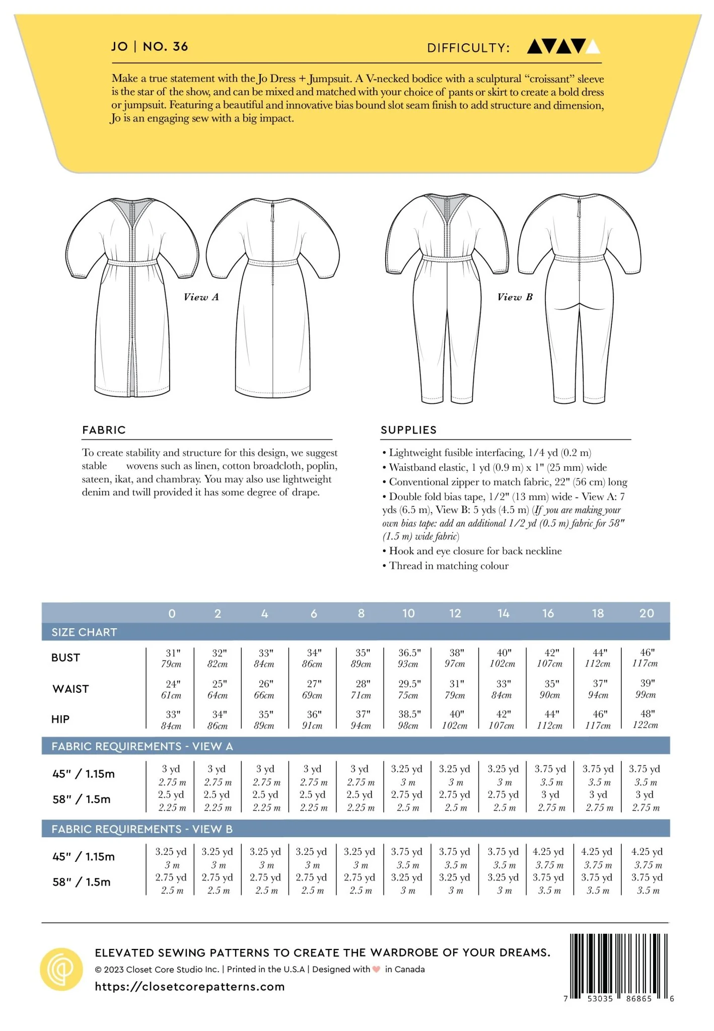 Jo Dress + Jumpsuit - Closet Core Patterns - Image 11