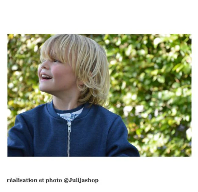 Jules Bomber Jacket / Vest Sewing Pattern- Kids 3/8Y - Ikatee - Image 3