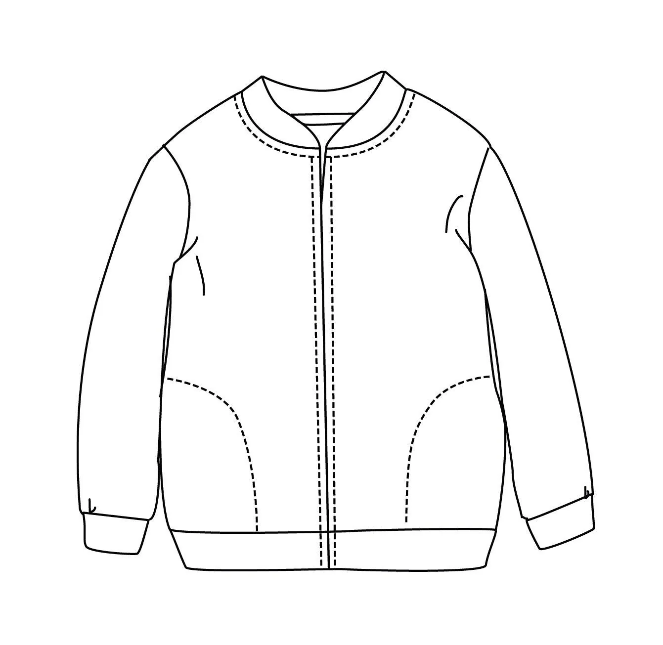 Jules Bomber Jacket / Vest Sewing Pattern- Kids 3/8Y - Ikatee - Image 8