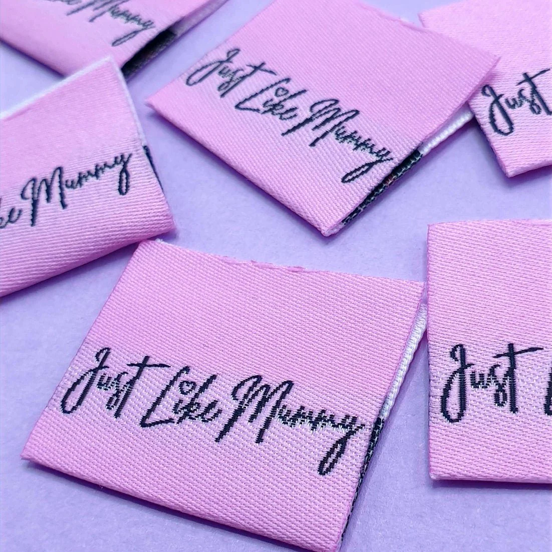 "JUST LIKE MOMMY" Woven Label Pack - Sew Anonymous - Image 3