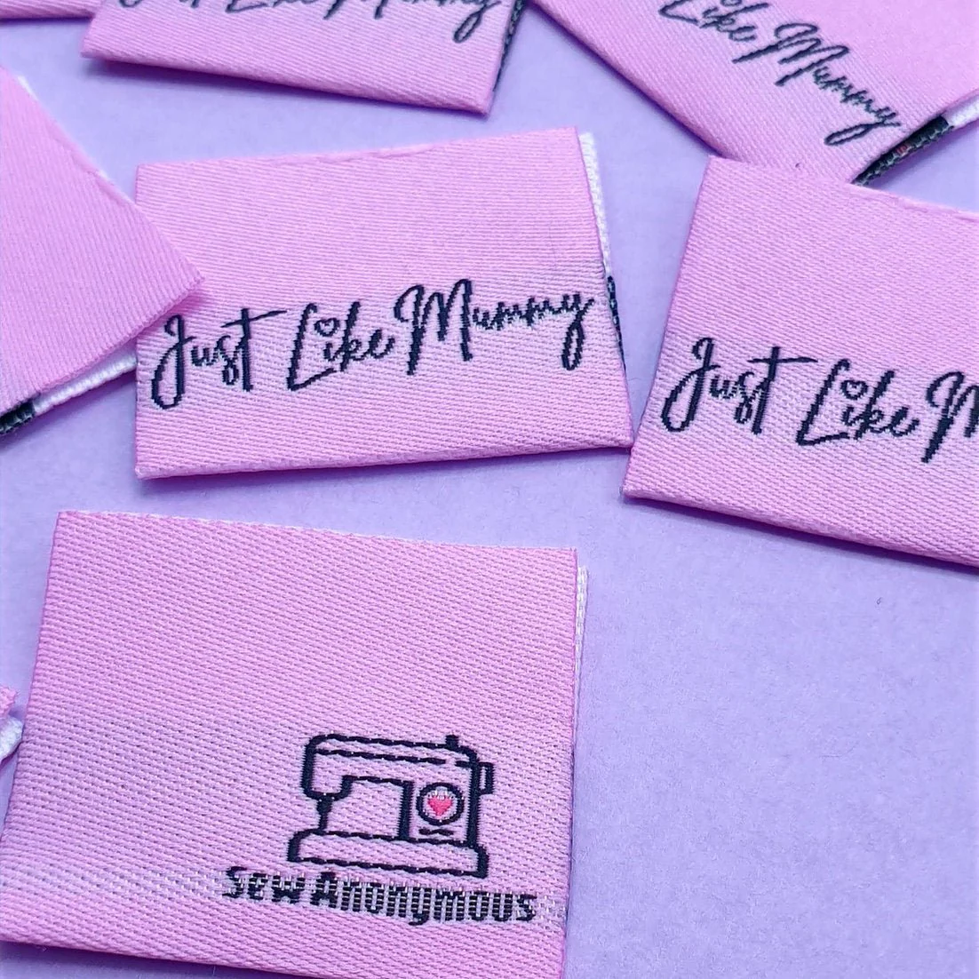 "JUST LIKE MOMMY" Woven Label Pack - Sew Anonymous - Image 4