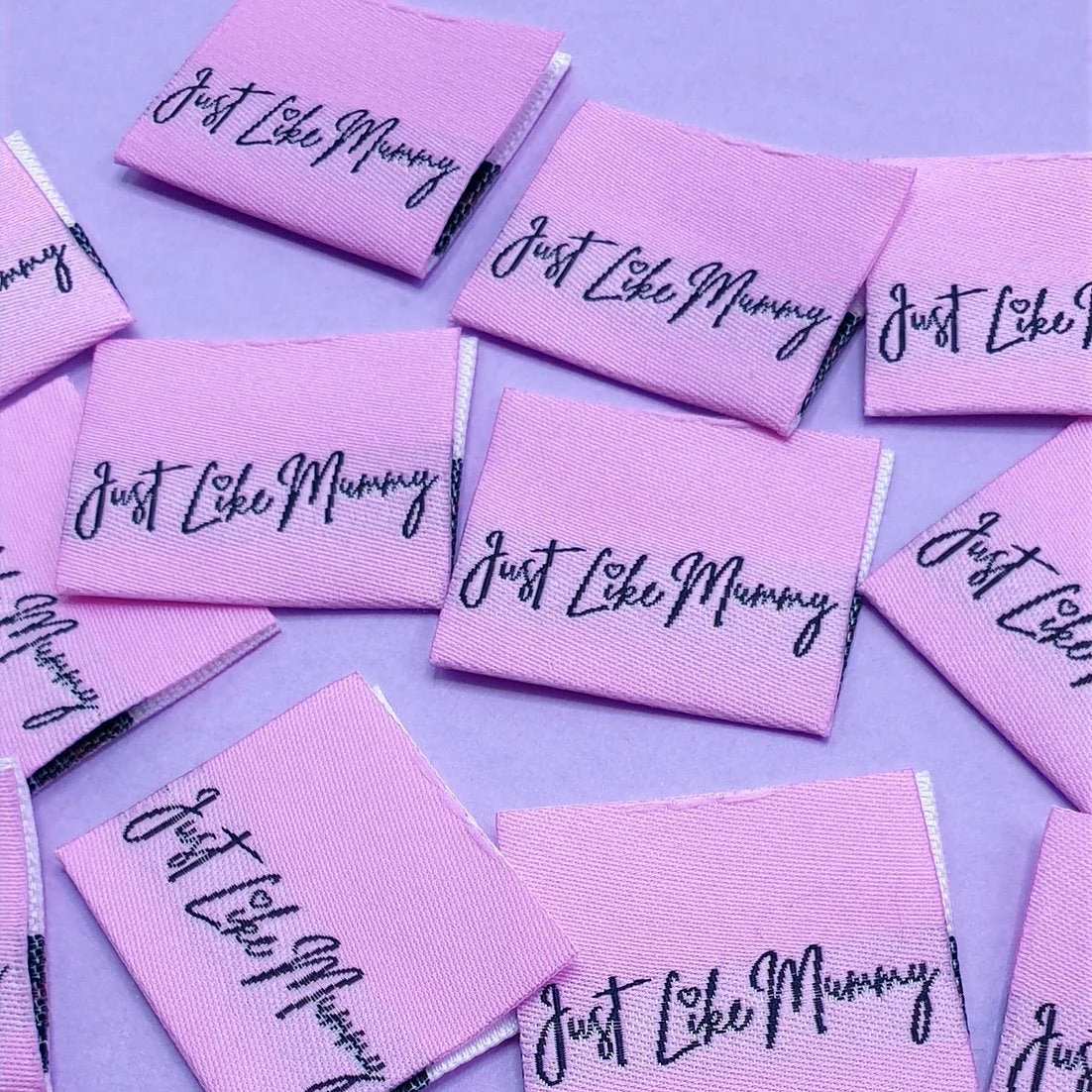 "JUST LIKE MOMMY" Woven Label Pack - Sew Anonymous - Image 5