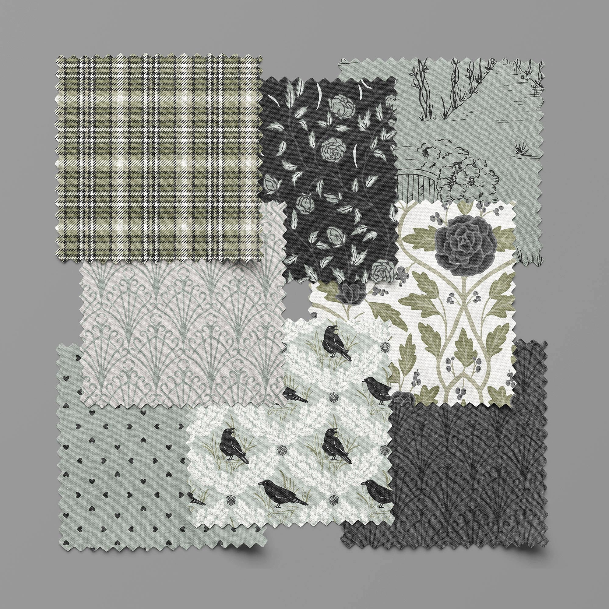 Quiet Devotion - Dusk - Twilight Reverie - Lisee Ree Designs - Cloud 9 Fabrics - Poplin - Image 4