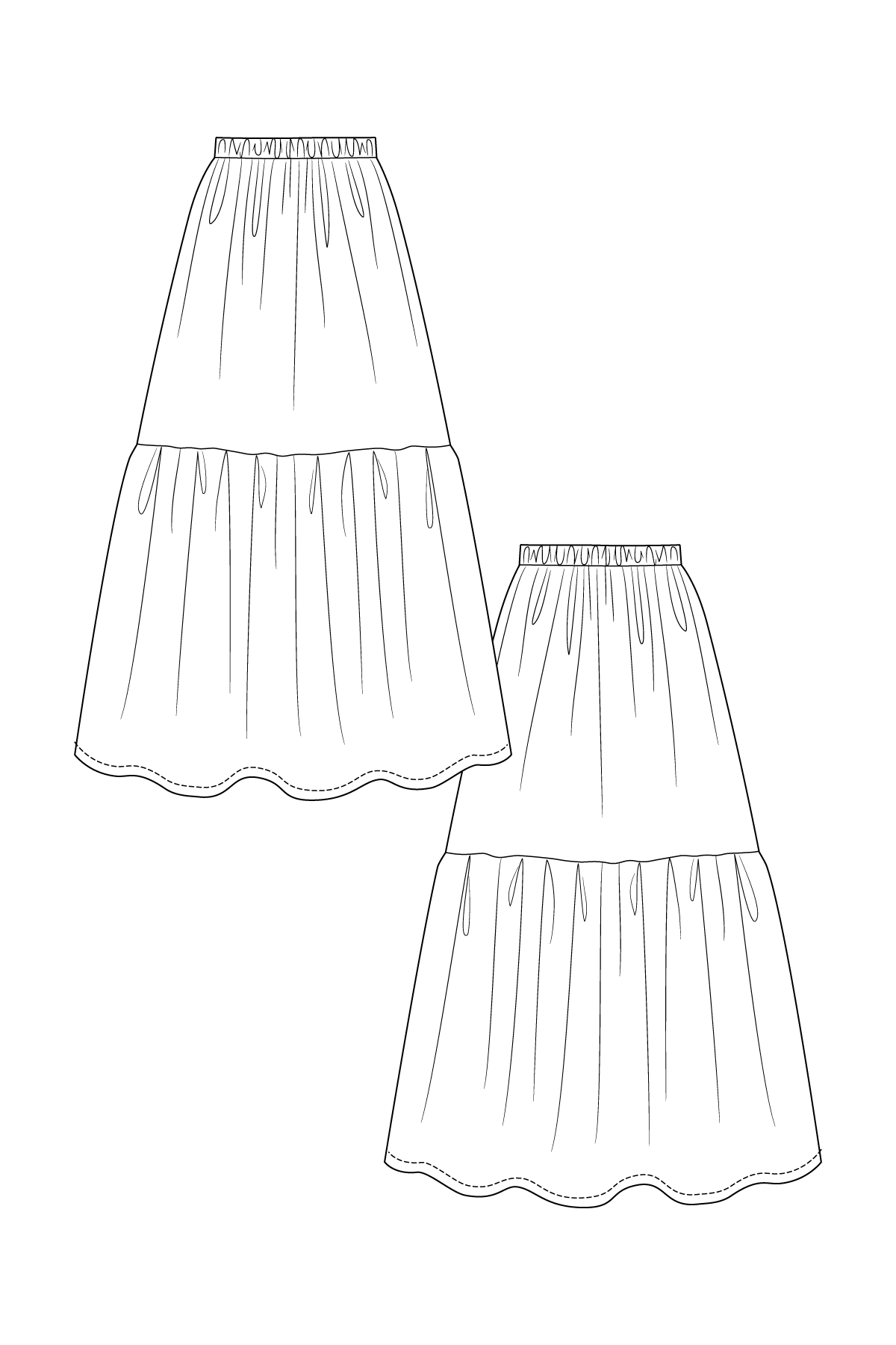 Kerttu Knot Dress and Skirt - PDF Pattern - Named Clothing - Image 10