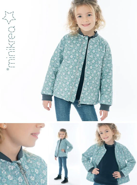 Kids Quilted Jacket - Minikrea - Pattern - 2-12 Years - Image 2