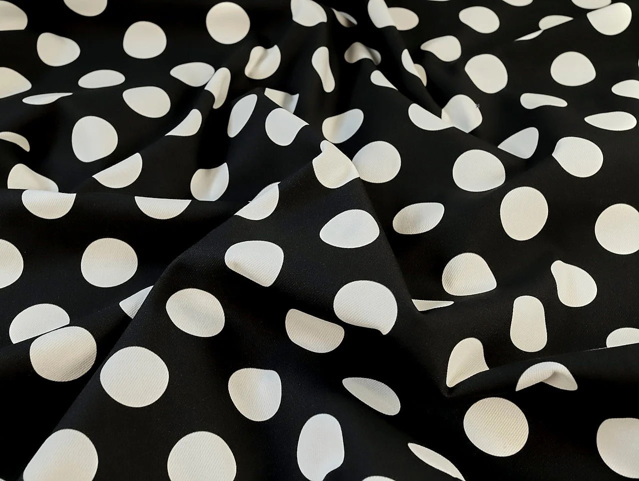 Kit Polka Dot Denim - Black - Oeko-Tex 100 - Fabric Godmother - Image 3
