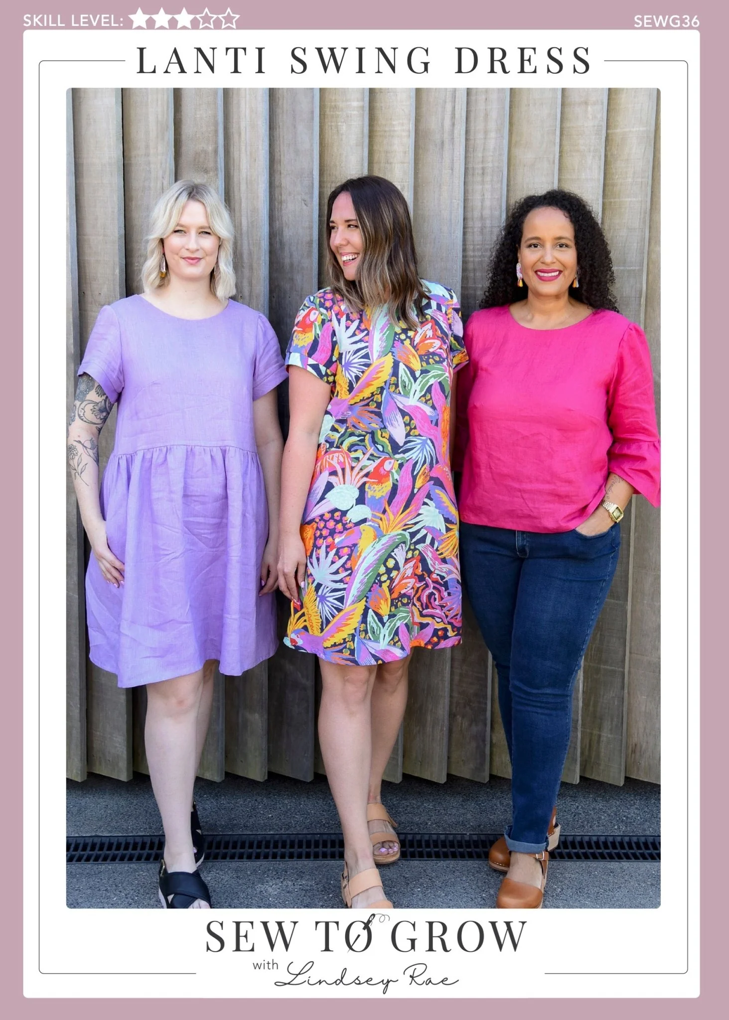 Lanti Swing Dress and Top - Paper Pattern - Sew to Grow - Image 2