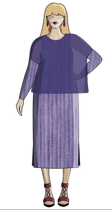 Layer Dress & Top - Paper Sewing Pattern - Sew Different - Image 5
