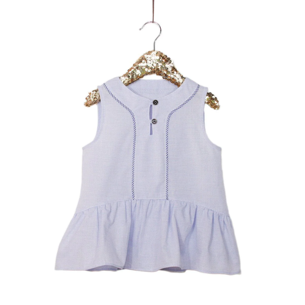 Lilas Blouse, Top & Dress Sewing Pattern - Girl 3/12Y - Ikatee - Image 2