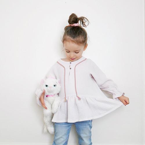 Lilas Blouse, Top & Dress Sewing Pattern - Girl 3/12Y - Ikatee - Image 9