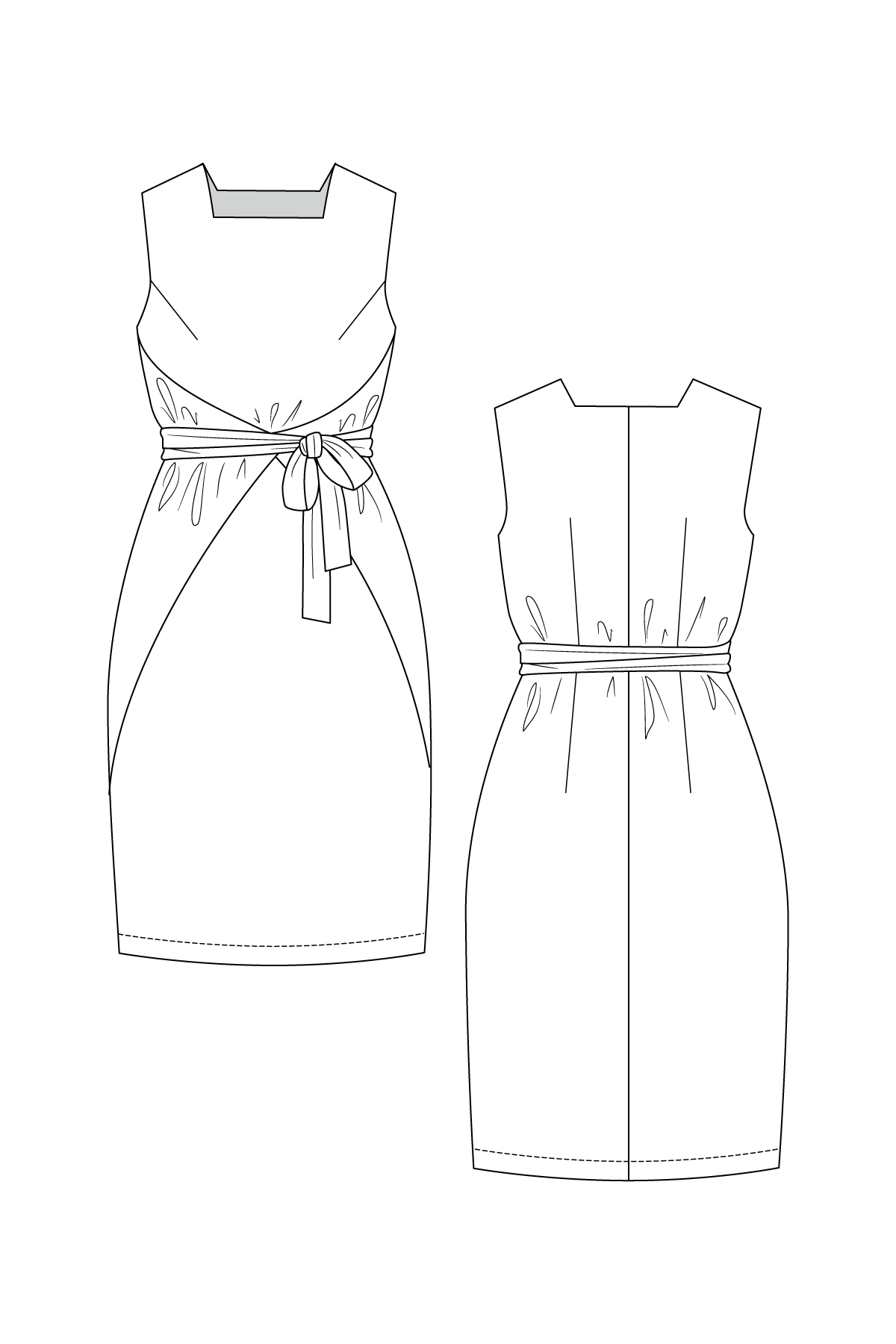 Lilja Dress, Pinafore & Blouse - PDF Pattern - Named Clothing - Image 22