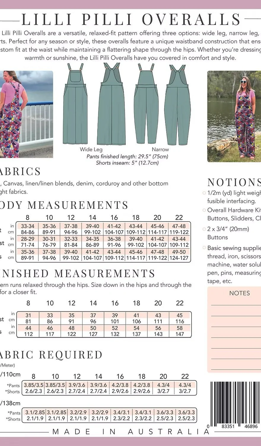 Lilli Pill Overalls - Paper Pattern - Sew to Grow - Image 9